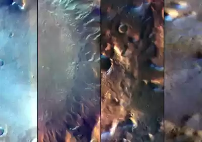 ﻿NASA Mars Orbiter captures new views of the Red planet's environment