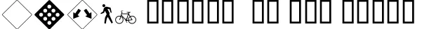 Dynamic RoadWarningSign Font Preview https://safirsoft.com