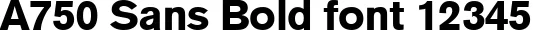 Dynamic A750 Sans Bold Font Preview https://safirsoft.com