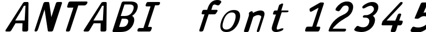 Dynamic ANTABI   Font Preview https://safirsoft.com