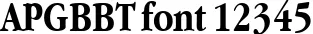 Dynamic APGBBT Font Preview https://safirsoft.com