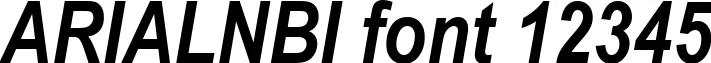 Dynamic ARIALNBI Font Preview https://safirsoft.com
