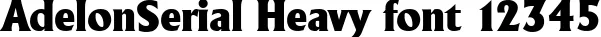 Dynamic AdelonSerial Heavy Font Preview https://safirsoft.com