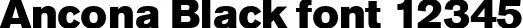 Dynamic Ancona Black Font Preview https://safirsoft.com