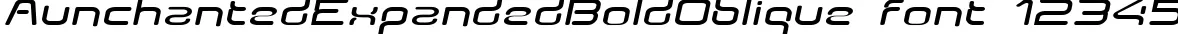 Dynamic AunchantedExpandedBoldOblique Font Preview https://safirsoft.com