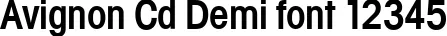 Dynamic Avignon Cd Demi Font Preview https://safirsoft.com