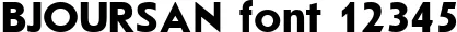 Dynamic BJOURSAN Font Preview https://safirsoft.com