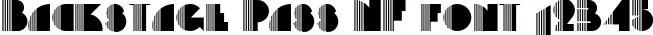 Dynamic Backstage Pass NF Font Preview https://safirsoft.com