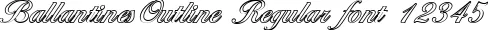 Dynamic BallantinesOutline Regular Font Preview https://safirsoft.com