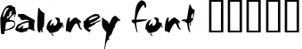Dynamic Baloney Font Preview https://safirsoft.com