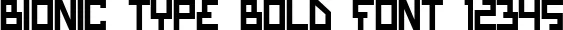 Dynamic Bionic Type Bold Font Preview https://safirsoft.com