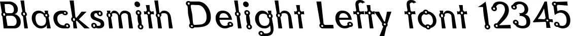 Dynamic Blacksmith Delight Lefty Font Preview https://safirsoft.com
