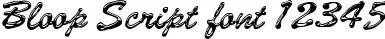Dynamic Bloop Script Font Preview https://safirsoft.com