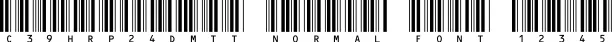 Dynamic C39HrP24DmTt Normal Font Preview https://safirsoft.com