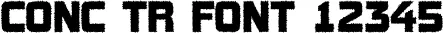 Dynamic CONC TR Font Preview https://safirsoft.com