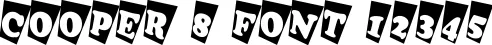 Dynamic COOPER 8 Font Preview https://safirsoft.com
