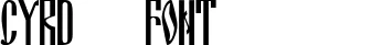 Dynamic CYRD2 Font Preview https://safirsoft.com