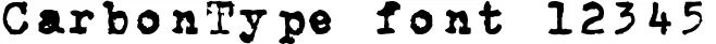 Dynamic CarbonType Font Preview https://safirsoft.com