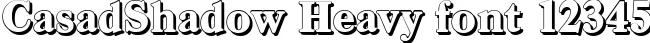 Dynamic CasadShadow Heavy Font Preview https://safirsoft.com
