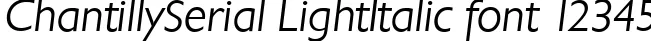 Dynamic ChantillySerial LightItalic Font Preview https://safirsoft.com