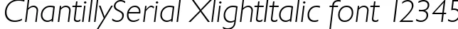 Dynamic ChantillySerial XlightItalic Font Preview https://safirsoft.com