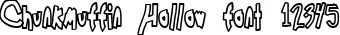 Dynamic Chunkmuffin Hollow Font Preview https://safirsoft.com