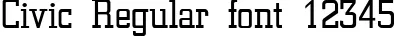 Dynamic Civic Regular Font Preview https://safirsoft.com