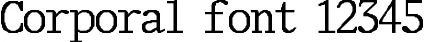 Dynamic Corporal Font Preview https://safirsoft.com