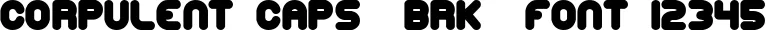 Dynamic Corpulent Caps  BRK  Font Preview https://safirsoft.com