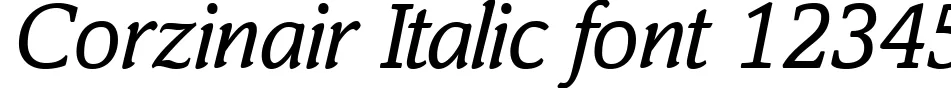 Dynamic Corzinair Italic Font Preview https://safirsoft.com