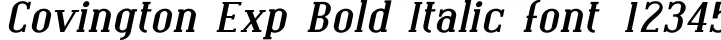 Dynamic Covington Exp Bold Italic Font Preview https://safirsoft.com