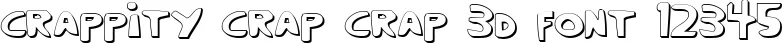 Dynamic Crappity Crap Crap 3D Font Preview https://safirsoft.com