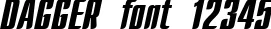 Dynamic DAGGER Font Preview https://safirsoft.com