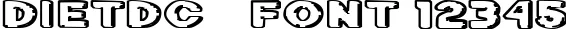 Dynamic DIETDC   Font Preview https://safirsoft.com