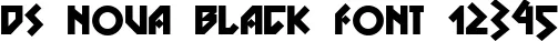 Dynamic DS Nova Black Font Preview https://safirsoft.com