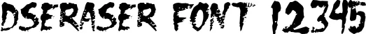 Dynamic DSERASER Font Preview https://safirsoft.com