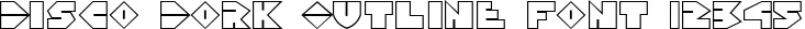 Dynamic Disco Dork Outline Font Preview https://safirsoft.com