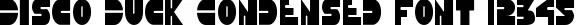 Dynamic Disco Duck Condensed Font Preview https://safirsoft.com