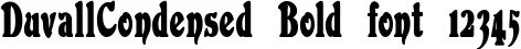 Dynamic DuvallCondensed Bold Font Preview https://safirsoft.com