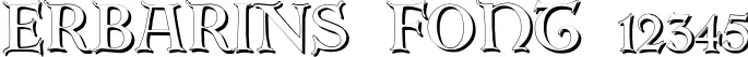 Dynamic ERBARINS Font Preview https://safirsoft.com