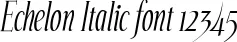 Dynamic Echelon Italic Font Preview https://safirsoft.com