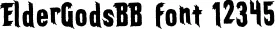 Dynamic ElderGodsBB Font Preview https://safirsoft.com