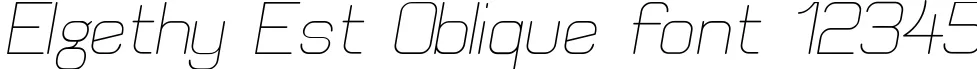 Dynamic Elgethy Est Oblique Font Preview https://safirsoft.com