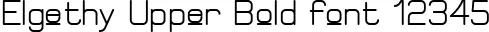 Dynamic Elgethy Upper Bold Font Preview https://safirsoft.com