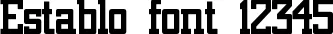 Dynamic Establo Font Preview https://safirsoft.com
