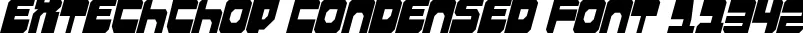 Dynamic Extechchop Condensed Font Preview https://safirsoft.com