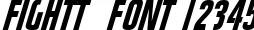Dynamic FIGHTT   Font Preview https://safirsoft.com
