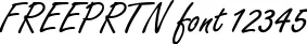 Dynamic FREEPRTN Font Preview https://safirsoft.com