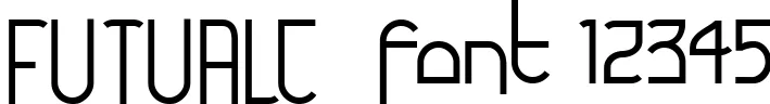 Dynamic FUTUALC  Font Preview https://safirsoft.com