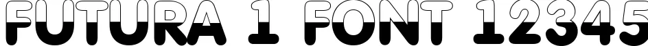 Dynamic FUTURA 1 Font Preview https://safirsoft.com